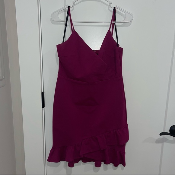 LULU’S RUFFLE STRAPPY MINI DRESS - Picture 1 of 9